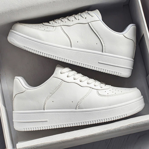 DD557  빅사이즈 레더 스니커즈